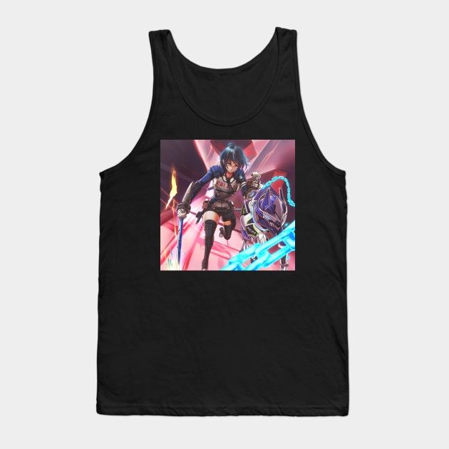 Astral Chain Tank Top by hybridmink